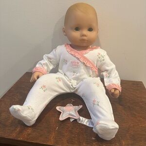 American Girl Bitty Baby doll in onesie